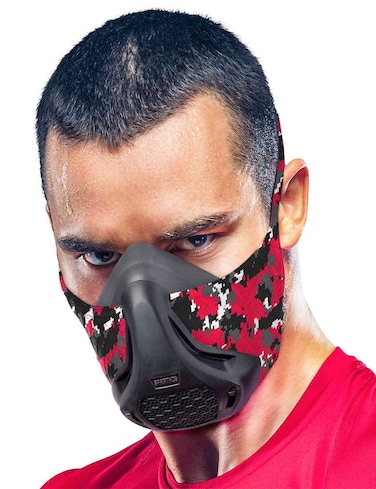 Sparthos High Altitude Mask  Simulate High Altitudes  for Gym Cardio Fitness Running Endurance and HIIT Training 16 Breathing Levels