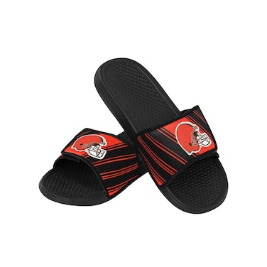 FOCO NFL Mens NFL Team Logo Shower Sport Legacy Slide Flip Flop Sandals