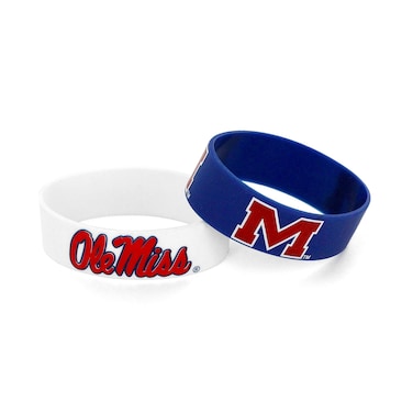 NCAA Silicone Rubber Bracelet 2Pack