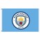 MCFC Official Manchester City Crest Premier League Champions Flag 5ft x 3ft  100 Polyester MULTI 152CM X 91CM