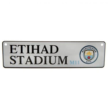 Manchester City FC Window Sign Official Merchandise