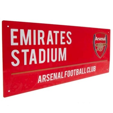 Arsenal FC FC Street Sign One Size Red