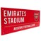 Arsenal FC FC Street Sign One Size Red