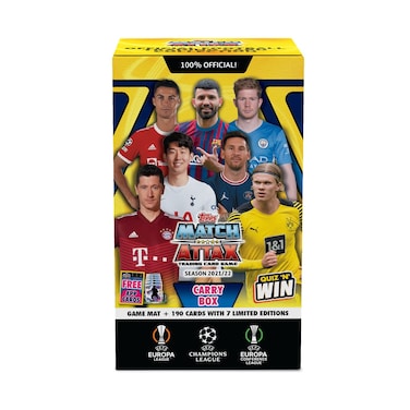 Topps Paper Uefa Champions League Match Attax 202122 Tcg Collection Carry Box I Football CardsChampions League CardsEuropa League CardsMatch Attax Extra Square Multi Color