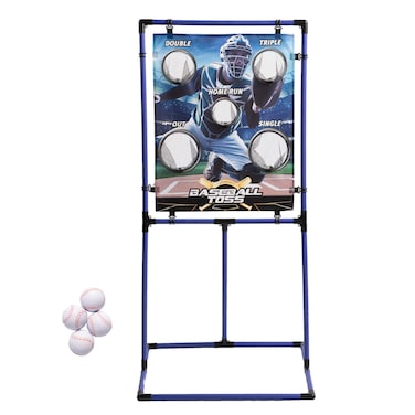 Sport Squad Target Toss Game Set  Choose Either Football Toss or Baseball Toss  Portable Indoor or Outdoor Design for Cookouts Tailgates or Backyard Fun