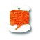 Creative Angler Orange Chenille for Fly Tying Or Tying Flies 2 Yards Single Pack Large