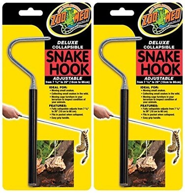 Zoo Med 2 Pack Deluxe Collapsible Snake Hook