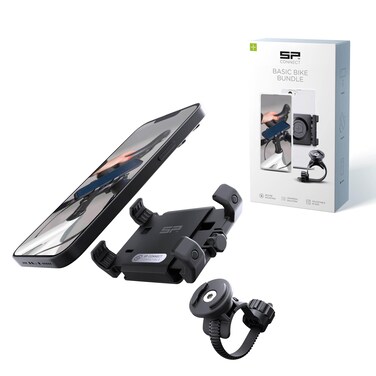 SP CONNECT Universal Bicycle Mobile Phone Holder  Smartphone Bracket Mount for Mountain  Road Bikes  Patented Twist Lock Strong ClampGrip  for 5885mm Wide Devices  Cycling Riding Accessories
