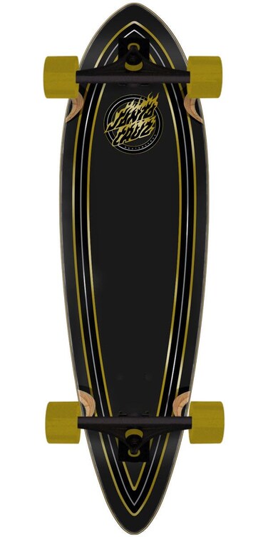 Santa Cruz Holo Flame Dot Pintail PreBuilt Longboard Complete