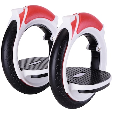 LUBEMIDA Orbitwheel Skates Boardless Skateboard Serpentine Vitality Board Double Wheels Self Propelled Skates Inline Wheels Freeline Skate Drift BoardRed