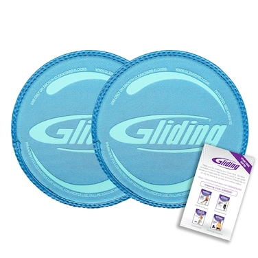 Gliding Discs for Working Out  Exercise Sliders for Carpet  Hardwood Floors 1 Pair Authentic Workout Sliders Disc for Full Body Resistance Workout Includes 4 Streaming Video Workouts