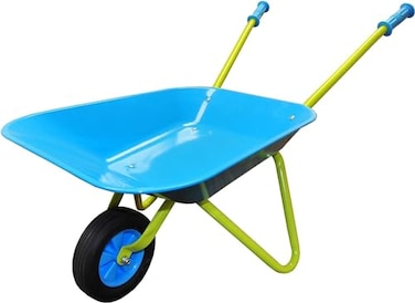 G  F Products G  F 10041 JustForKids Kids Wheel Barrel made of real metal kids size