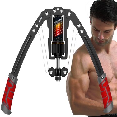 GLACUS Twister Arm Exerciser Adjustable 22440lbs Hydraulic Power Home Chest Expander Shoulder Muscle Training Fitness Equipment Arm Enhanced Exercise Strengthener