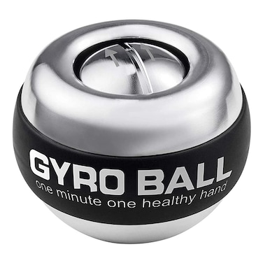 GOZATO AutoStart Wrist Power Gyro Ball Wrist Strengthener and Forearm Exerciser for Stronger Arm Fingers Wrist Bones and Muscle with LED Lights