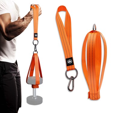 J Bryant Fitness Dumbbell Loading Strap for Dip Belt Weight Plate Loading Strap Heavy Duty Weight Belt Accessories