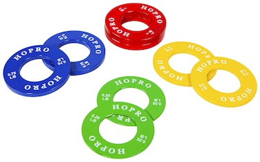 Signature Fitness Olympic Fractional Plates Pair of Each 14 12 34 1 LB Weights 8 Plates Total Weight 5lbs