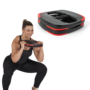 Les Mills Dual Purpose Ergonomic Exercise Weight Plates for Total Body Workouts