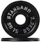 BalanceFrom Cast Iron Plate Weight Plate for Strength Training Weightlifting and Crossfit 1Inch or 2Inch Standard or Olympic