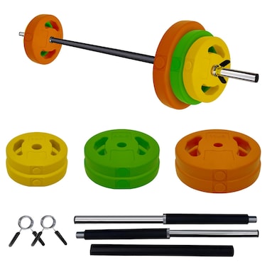 Cardio Body Pump Weights Barbell Weight Set Adjustable Free Weights for Home and Gym Workout