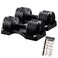 ByZoom Fitness Adjustable Dumbbell 25lb Single Unit Weight Training Fitness Exercise Body Workout 5 in 1 for Home Gym All Age Men  Women