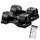 BYZOOM FITNESS Adjustable Dumbbell 12525lb Set of 2 Weight Training Fitness Exercise Body Workout 5 in 1 for Home Gym Beginners Woman