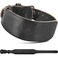 Jaffick Genuine Leather PRO Weightlifting Belt 4 Inches Wide 8 MM Thick for Men  Women Weightlifting Exercise and Back Support of Heavy Weights Training in Gym