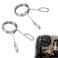 AccEncyc Spring Clip Collars 2 Inch Olympic Barbell Clamps Dumbbell Clips Weight Bar Clips for Weightlifting Powerlifting Strength Training