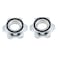 Eoutstanding Barbells Hex Nut 2PCS 1nch25mm Spin Lock Collar Screws Dumbbell Spinlock Collars