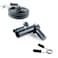 Vida Fitness  Barbell T Bar Row Plate Post Landmine Insert  360 Swivel Fits 2 inch Olympic and 1 inch Bars  Barbell Clip Included