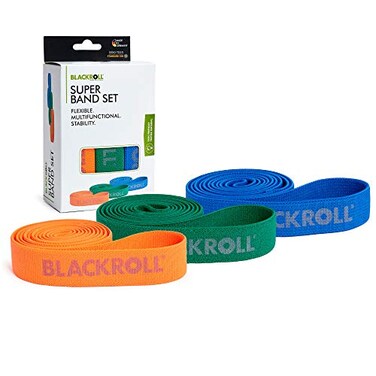 BLACKROLL Super Band 104 cm Exercise Band for Strengthening Muscles Resistance Band Made of Skinfriendly Textiles Washable Fitness Band Various Resistance Strengths Made in Germany