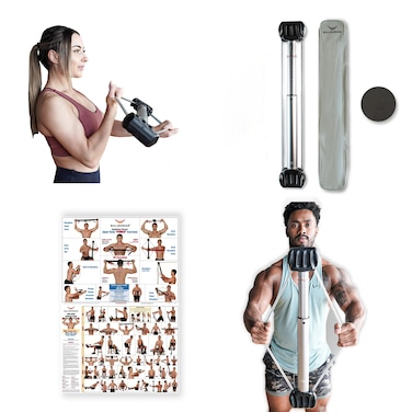 Bullworker Bow Basic 28  Isometric Strength Training Equipment for Total Body Fitness