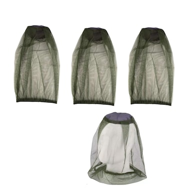 GZTFPQ 3 Pack Bug Head Net Mesh  Bug Face Netting for Hats  Insect Net Mask Cover from Gnats NoSeeUms  Midges with Extra Fine Fly Screen Holes  Outdoor Protection for Men  Women