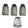 GZTFPQ 3 Pack Bug Head Net Mesh  Bug Face Netting for Hats  Insect Net Mask Cover from Gnats NoSeeUms  Midges with Extra Fine Fly Screen Holes  Outdoor Protection for Men  Women
