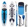 Runwave Inflatable Stand Up Paddle Board NonSlip Deck with Premium SUP Accessories  Wide Stance Bottom Fins for Surfing Control  Youth Adults Beginner