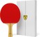 Killerspin Jet400 Smash N1 Ping Pong Paddle Table Tennis Racket Equipment for IntermediatesAdvanced Paddle with 5Ply Wood Blade BlackRed