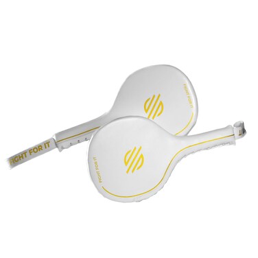 Sanabul Gold Strike Professional Boxing Paddles  Kicking Pads for Martial Arts  Karate Taekwondo Kick Pad  Kickboxing Pads Striking Paddles Pair