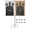 Guyuyii Adjustable Target Stand for Shooting Practice and Competitions  Includes 8 Metal Clips for Stability and Support  Ideal for Training Exercises Outdoor Events Ranges and Backyards