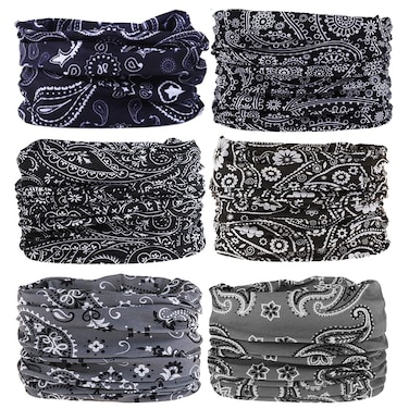 Neck Gaiter Face Cover Bandana Mask Scarf Breathable Sun Dustproof for Cycling Running Fishing Hiking