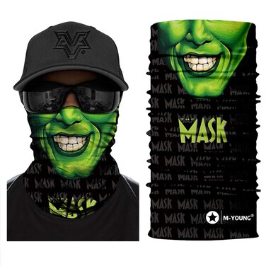 Skull Face Mask Bandanas Neck Gaiter Headwear Magic Scarf Headband for dust Sun Wind