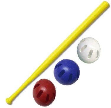 WIFFLE Ball USA Set  32 Bat with Red White and Blue Official Balls  4 Pack Now Includes Our Dare to Soar Wristband
