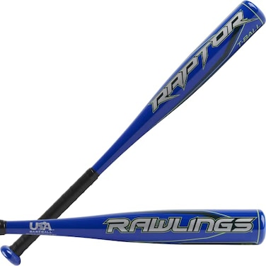 Rawlings  Raptor TBall Bat  USA  12 Drop  2 14 Barrel  1 Pc Aluminum