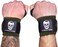 Wrist Wraps Weightlifting  Stiff Heavy Duty 18 inch Wraps With Thick Thumb Loop For Powerlifting Bodybuilding Cross Training  Heavy Presses