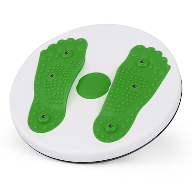 MADOG SPORT EQUIPMENT Ab Twister Board 11 inch Waist Twisting Disc for Aerobic Exercise Smooth and Noiseless for Slimming and Strengthening Abdominal Green