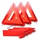Bigetaige Warning Triangle DOT Approved 3PK Reflective Warning Road Safety Triangle Kit