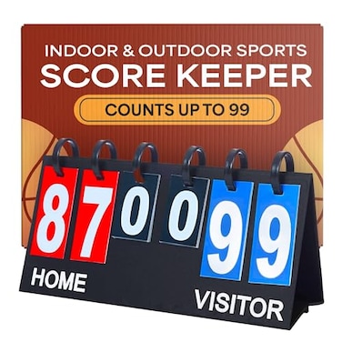 Upstreet Scoreboard Score Keeper  Portable Flipper Flips up to 99