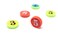 WISEPLAYERFC Magnetic Football Chips Set of 26 Magnetic Magnets 19 cm Diameter with Bag