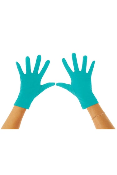UV Gloves Sun Protection Cover UPF50 Chlorine Resistance Blue Aqua