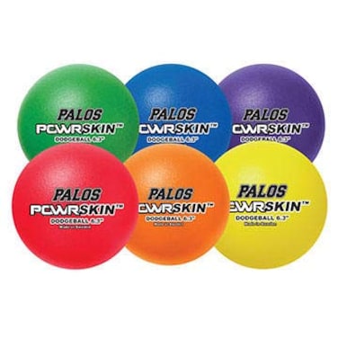 Palos POWRSkin 63 Dodgeball Set of 6 Colors