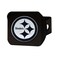 FANMATS NFL unisexadult Metal Hitch Cover 2 Square Type III Hitch Cover black