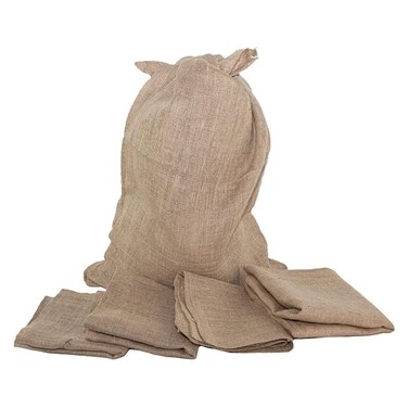 SGT KNOTS Burlap Bag  Large Linen Bag for Adults Kids Sack Obstacle Course Games 23 x 40  4Pack